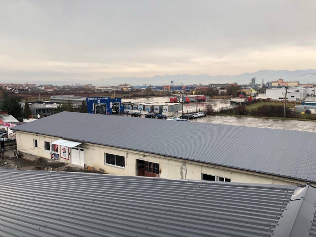 Lucrare in Deva – hala de 1232mp TectumSteel Cluj-Napoca